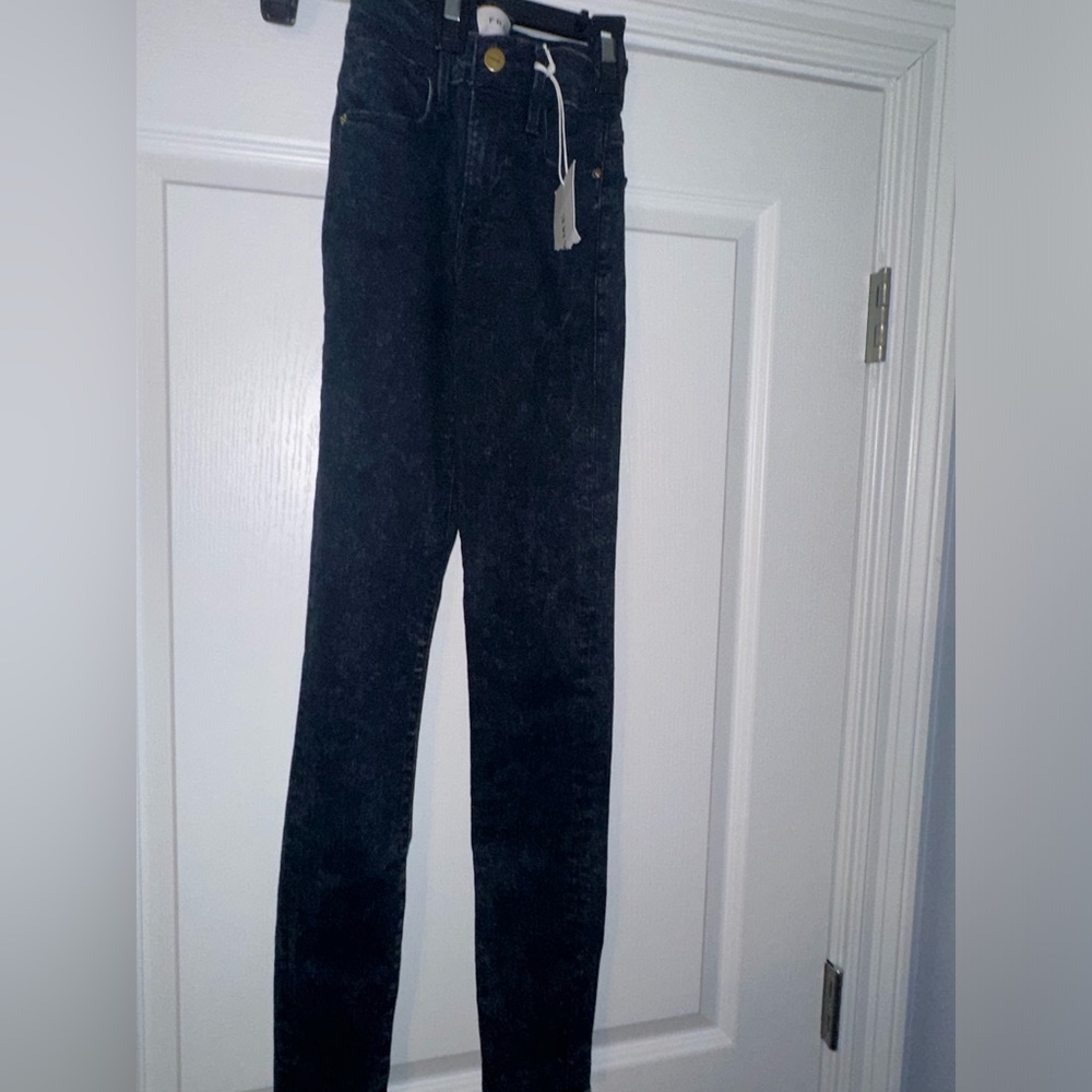 Frame jeans with that acid wash look!